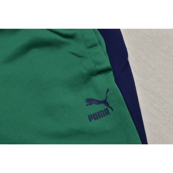 Puma Men's Green Men Pants Jogger Athletic Size 3XL Full Zip Athletic Pockets - Picture 5 of 8